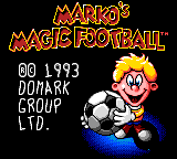 Marko's Magic Football (USA, Europe) (En,Fr,De,Es) Title Screen